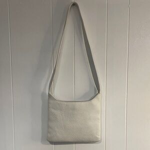 White Leather Purse Pebbled Leather The Sak 90s Classic Shoulder Bag Handbag